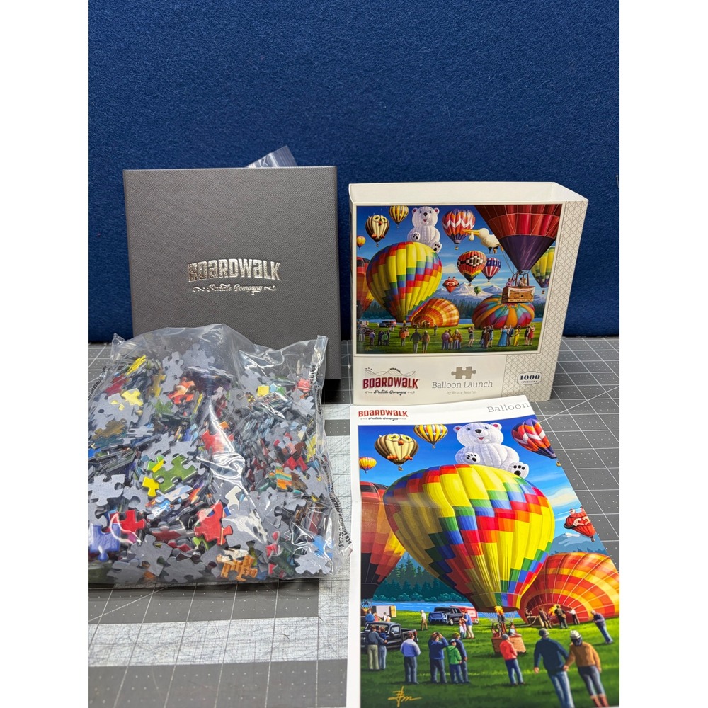 Boardwalk Puzzle Company Balloon Launch 1000 Piece Jigsaw Puzzle Martin Sealed